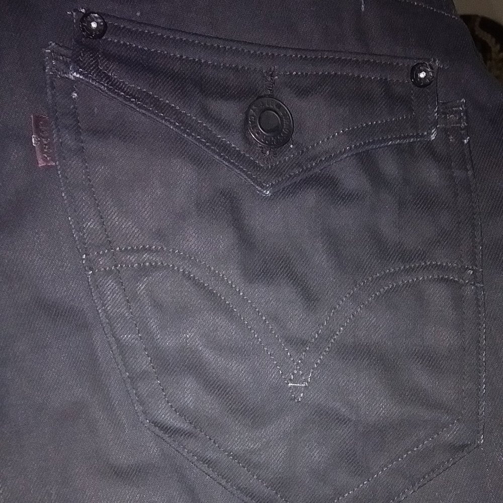 Original Levi's 506 standard Jeans solid 🖤 black Jeans - Picture 12 of 16